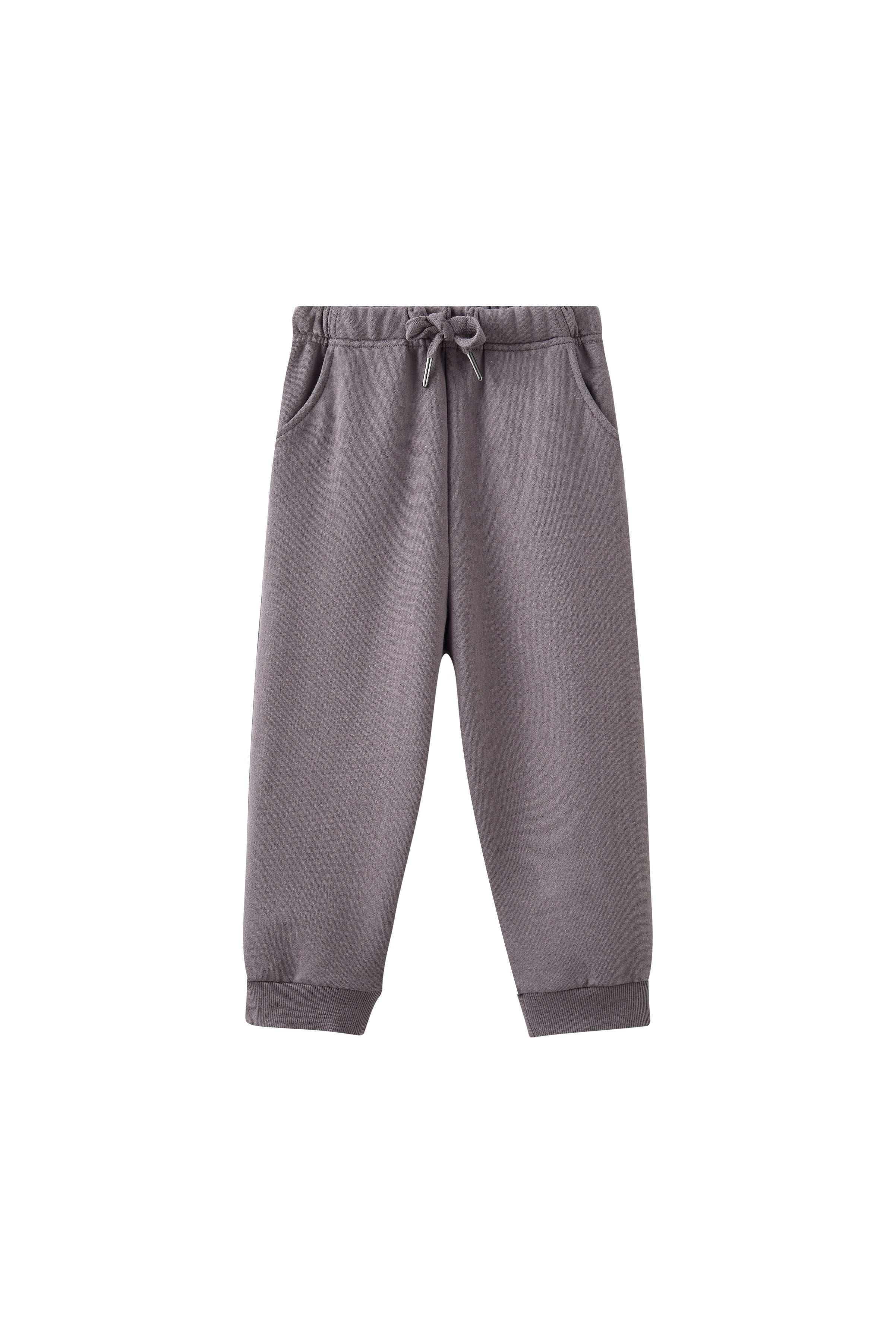 Gray sweatpants on a white background