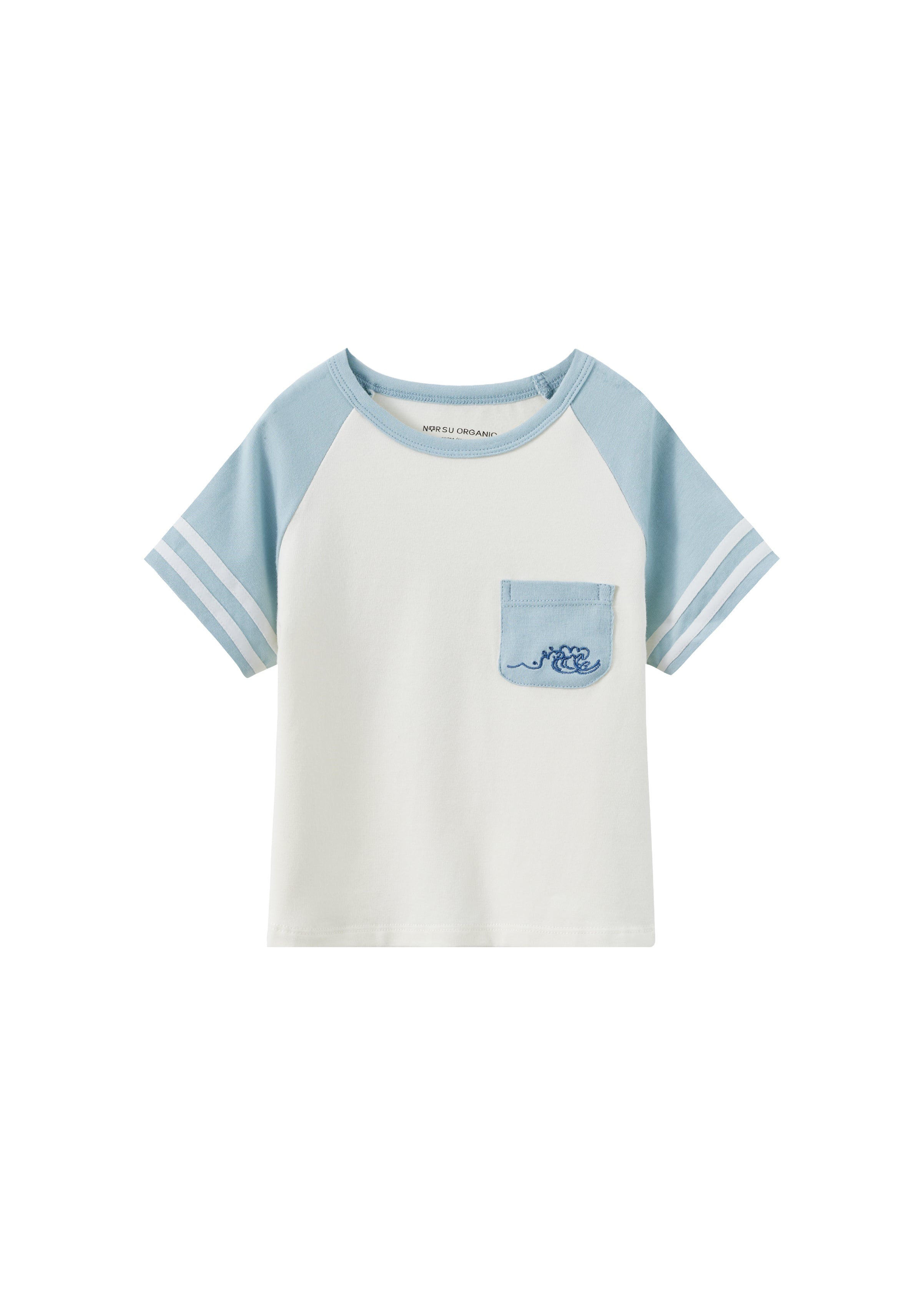 Toddler Organic T-shirt-Waves