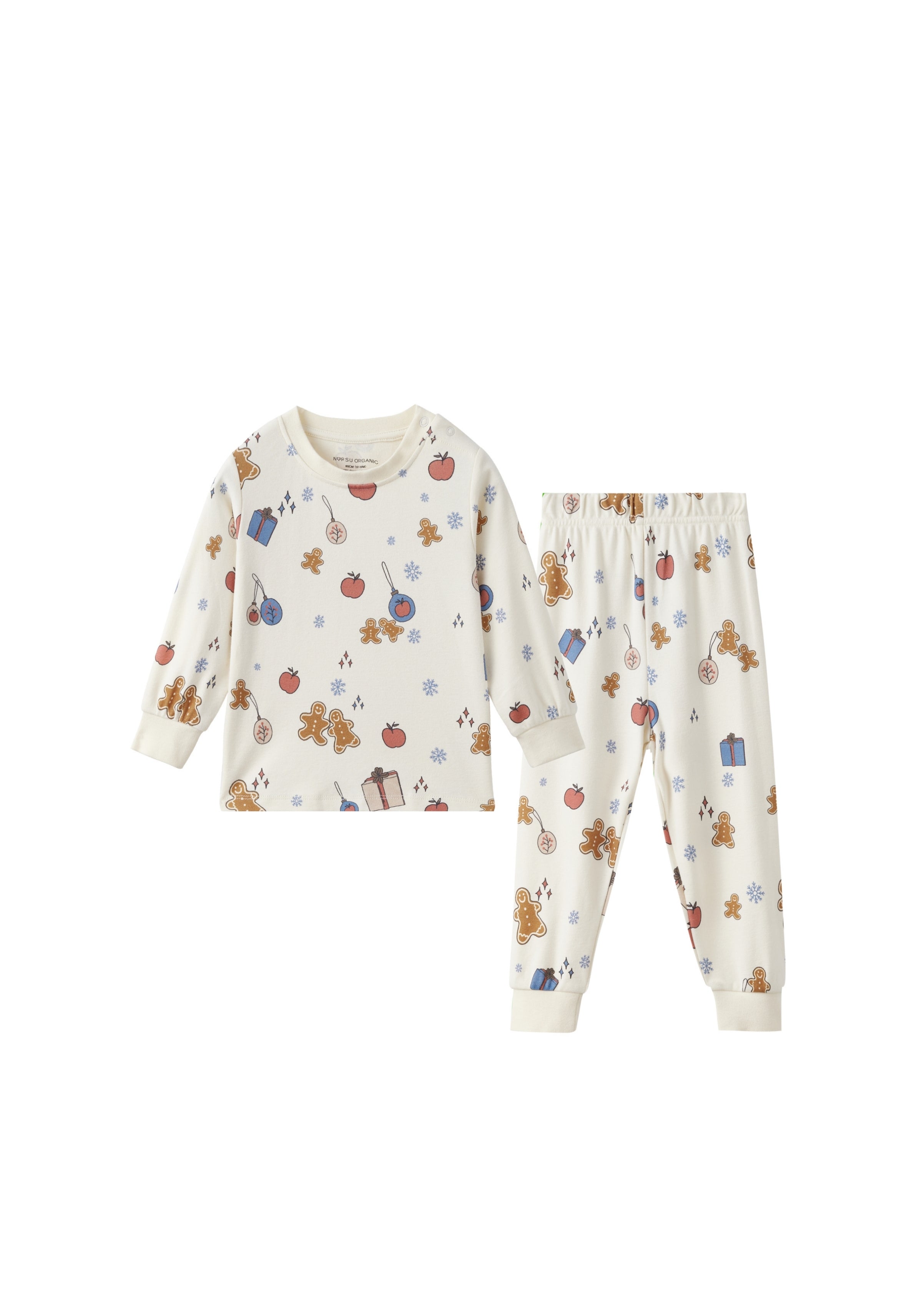 Organic Toddler Pajama Set-Holiday Joy
