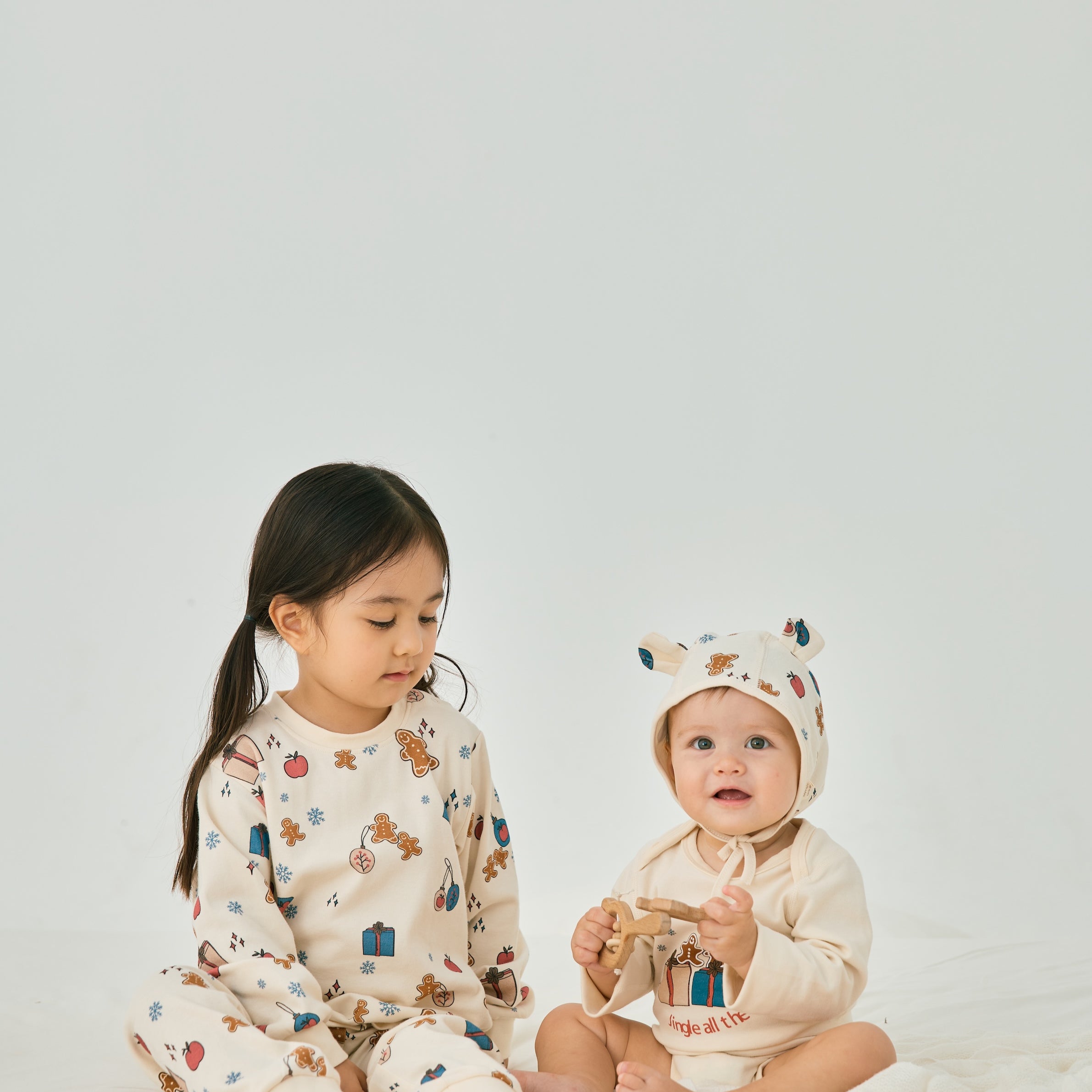 Organic Toddler Pajama Set-Holiday Joy