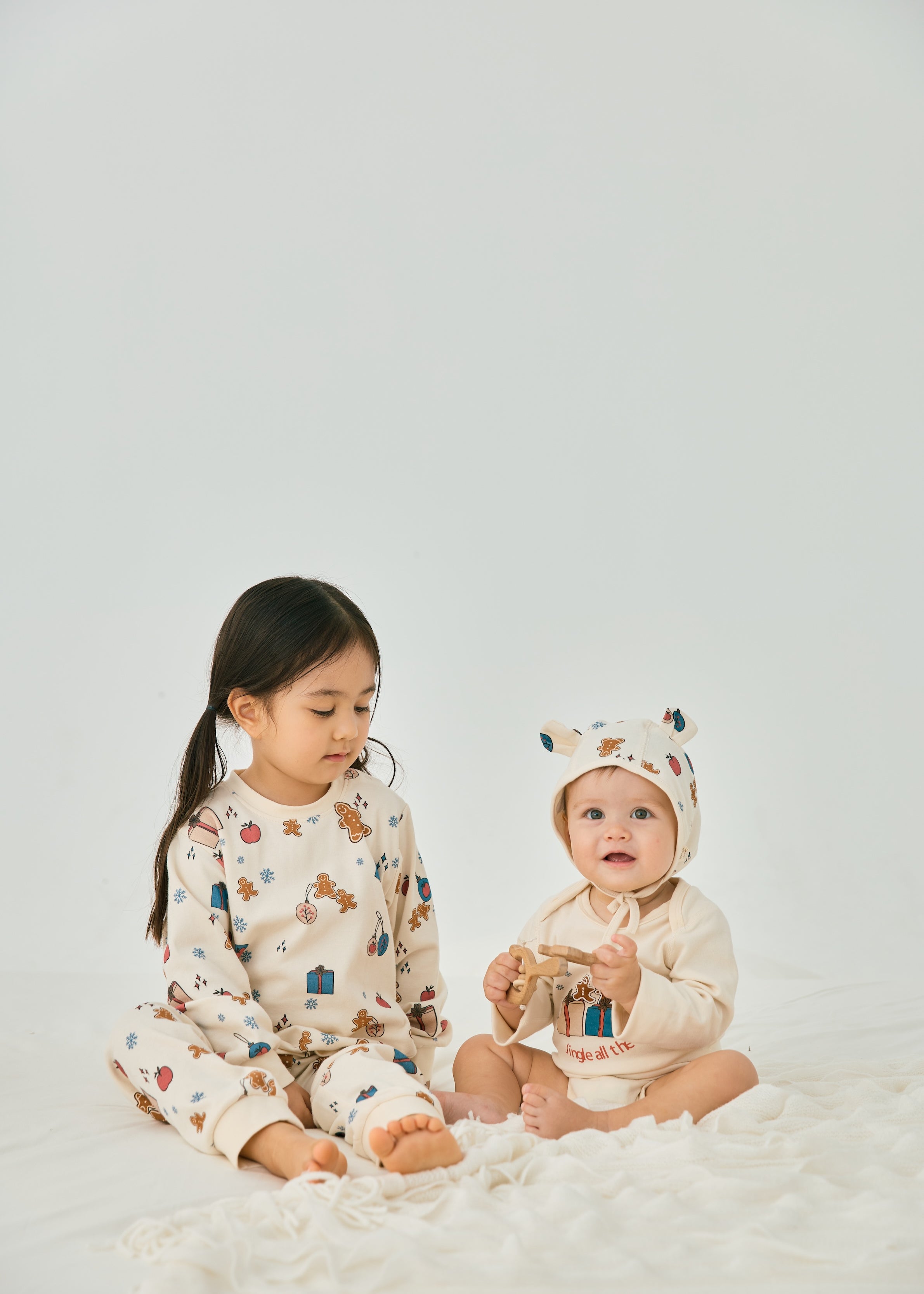 Organic Toddler Pajama Set-Holiday Joy