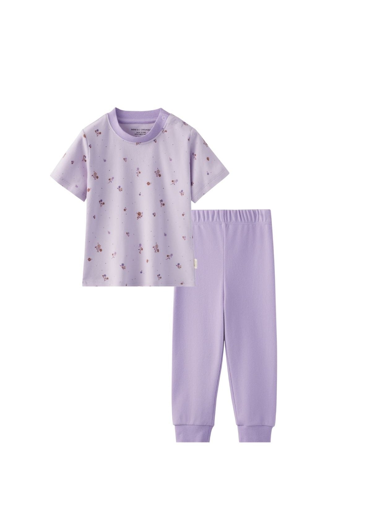 Organic Toddler Pajama Sets-Violet