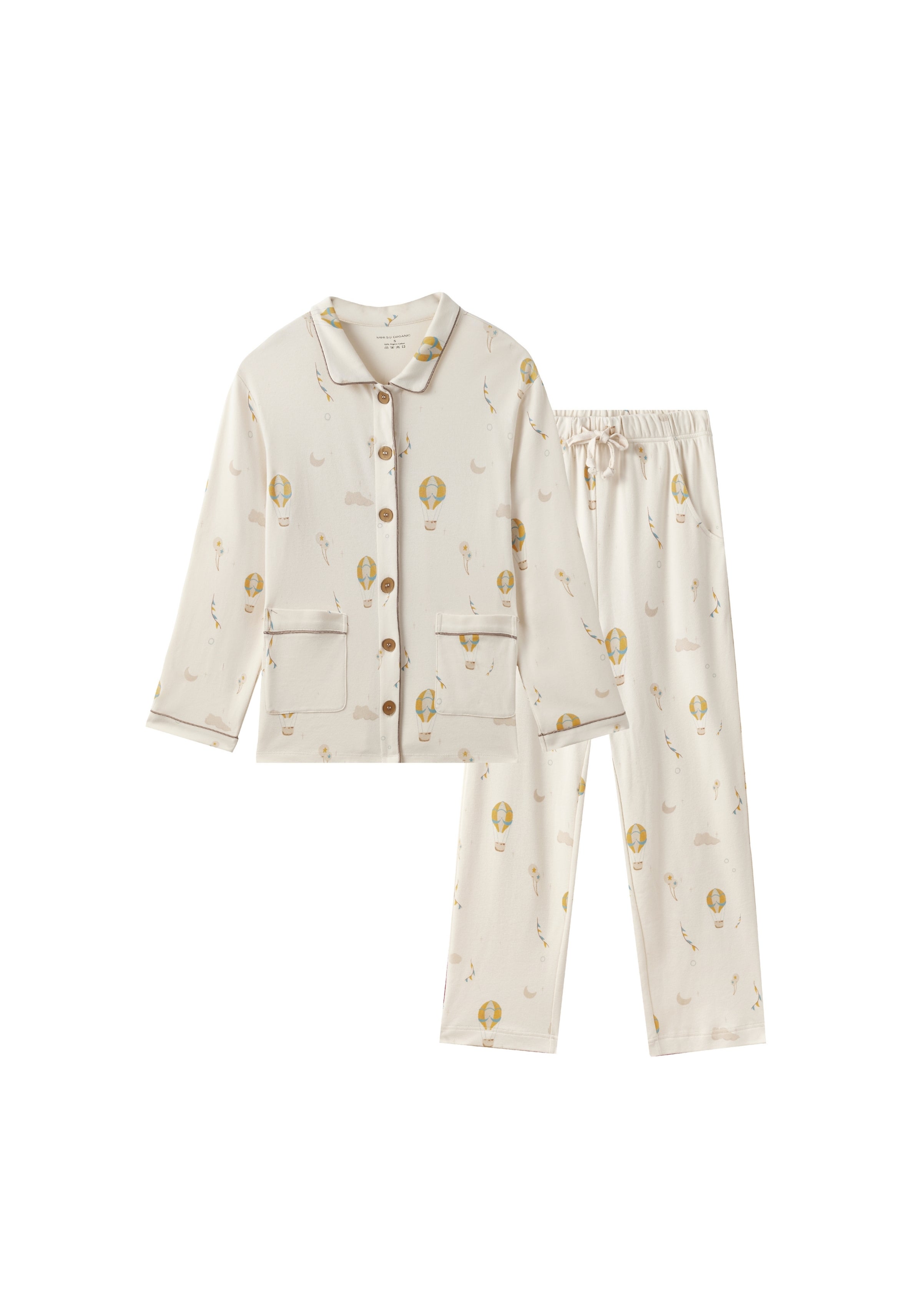 front of Women Organic Long-sleeve PJ Set-Fantasy