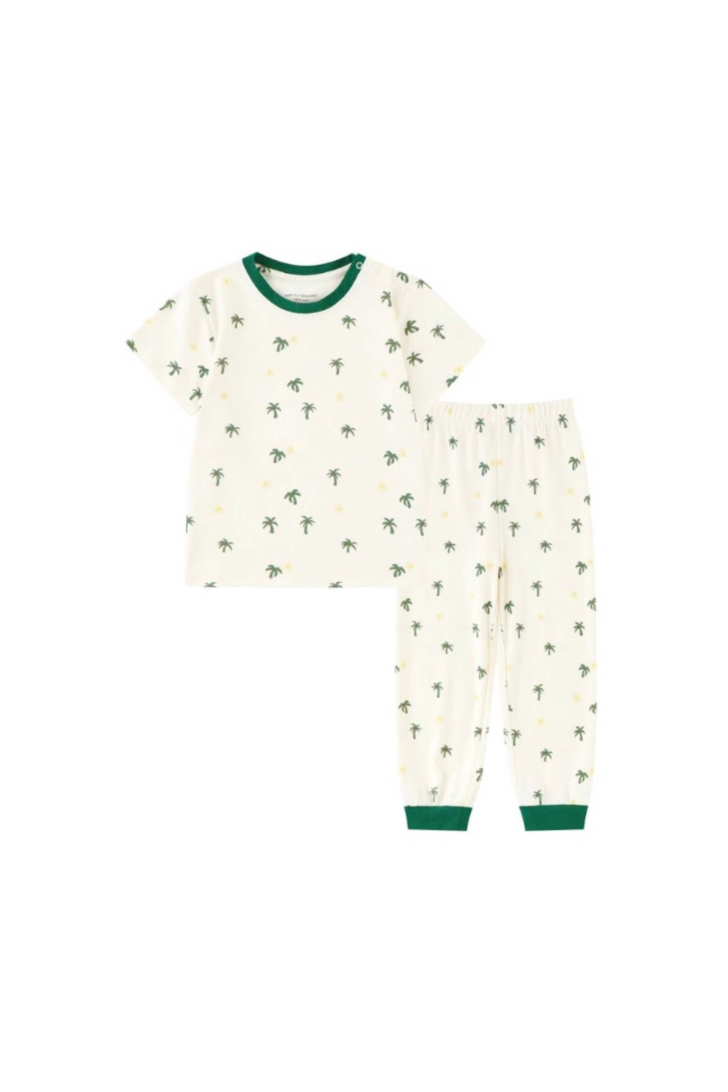 Organic Toddler Pajama Sets-Coconut