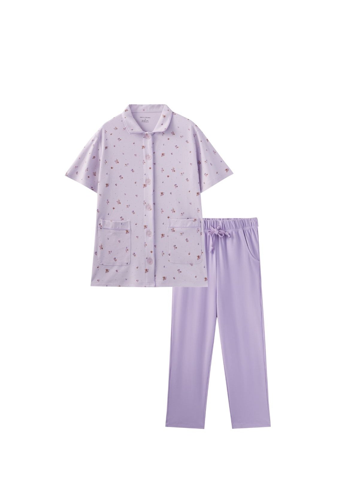 Women Super Soft Organic Cotton PJ Set-Violet