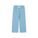 Toddler Organic Bamboo Cropped Pant-Delphinium Blue