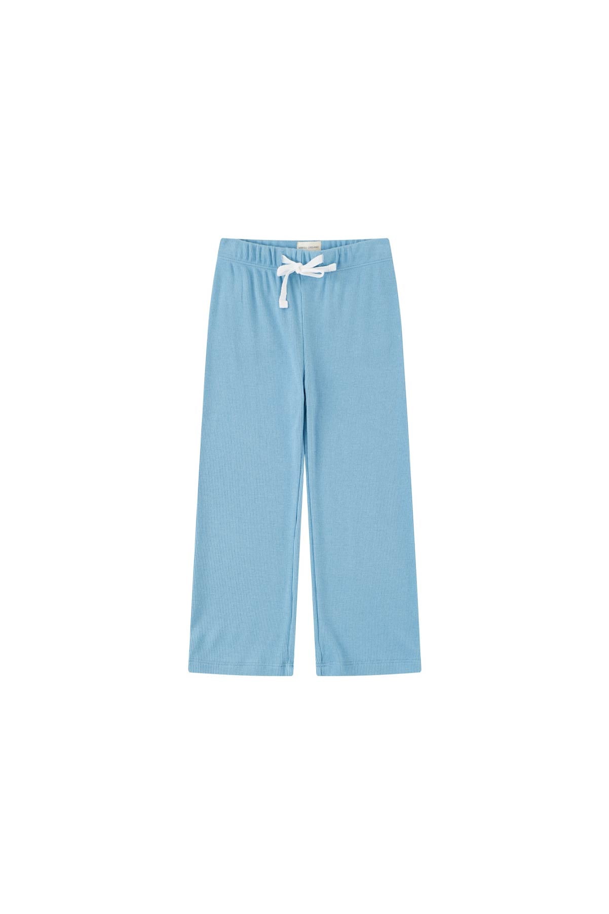 Toddler Organic Bamboo Cropped Pant-Delphinium Blue