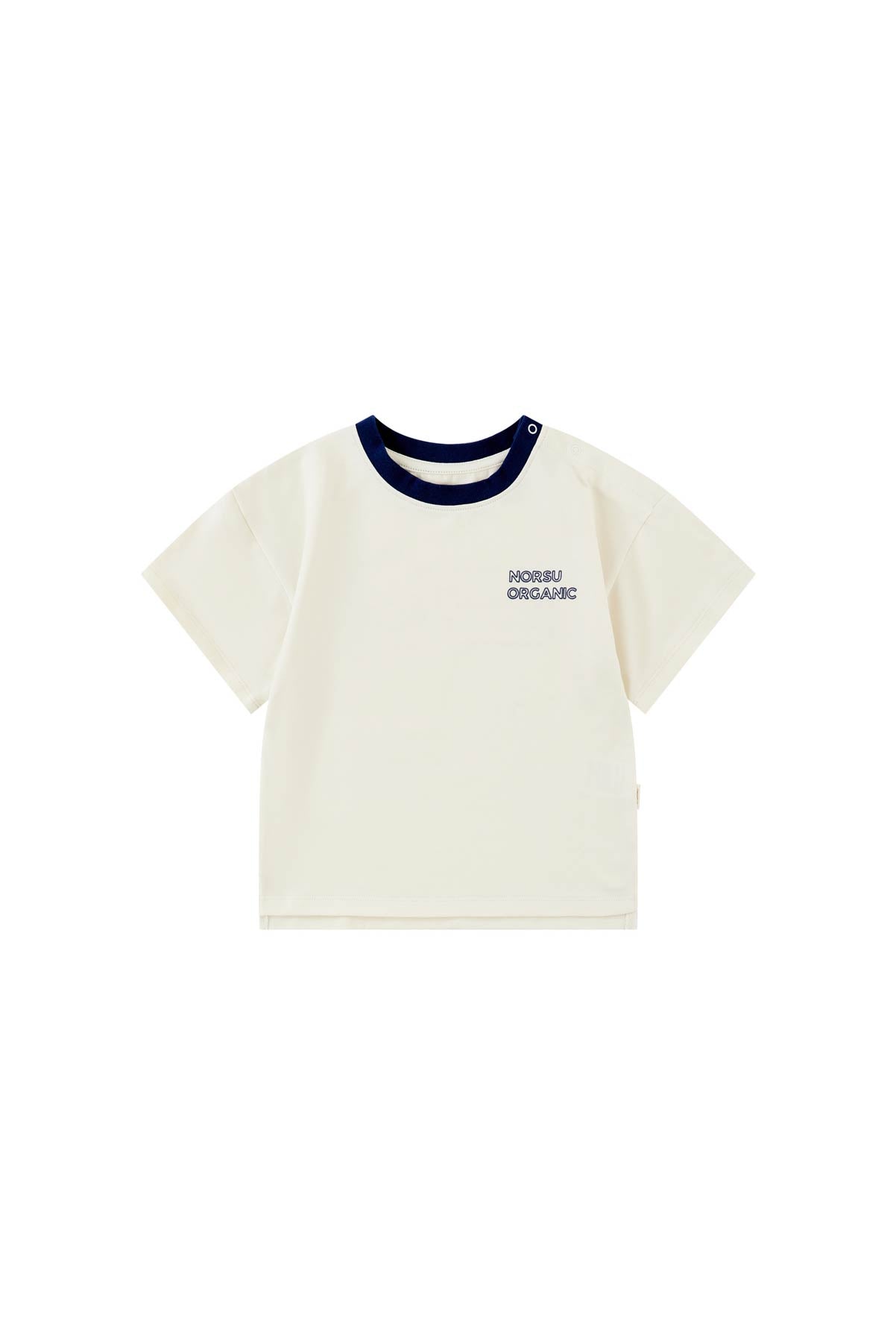 Toddler Organic Cotton T-shirt-Cream