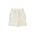Organic Cotton Toddler Essential Shorts-Cream