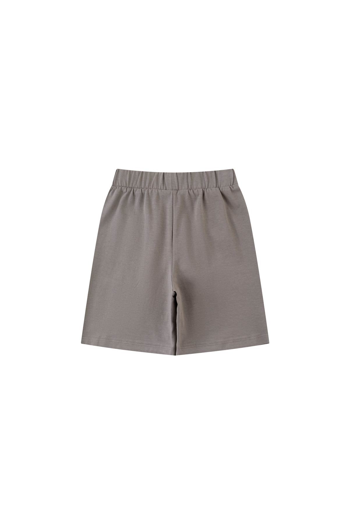 Organic Cotton Toddler Essential Shorts-Elephant Grey