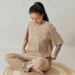Women Short-sleeve Organic PJ Set-Affogat