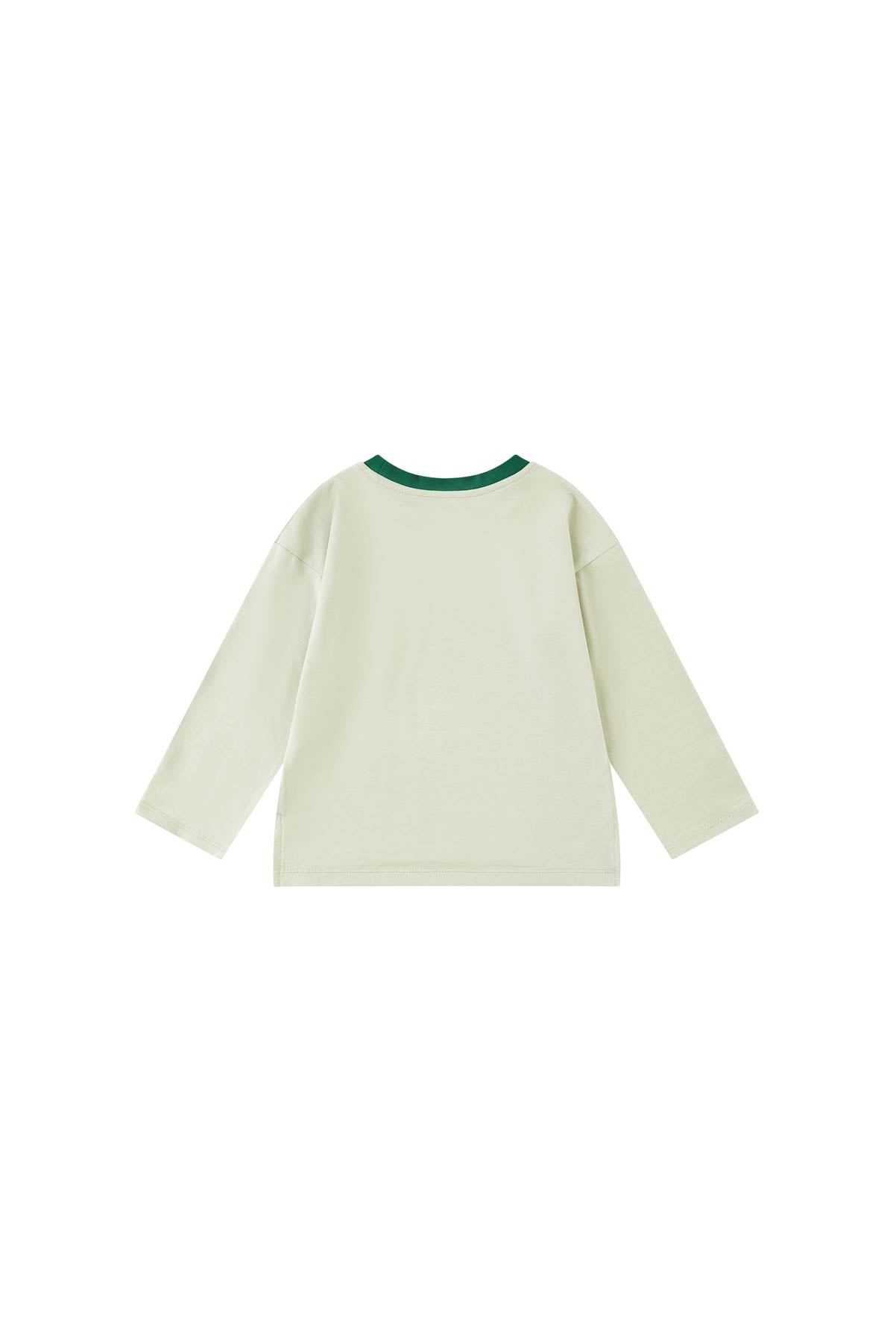 Toddler Long Sleeve Tee Shirt-Tender Green