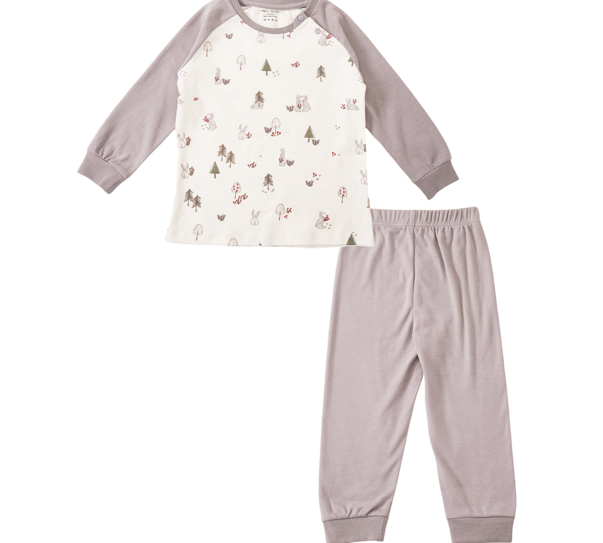 Organic Toddler Pajama Set-Bunny