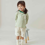 Toddler Long Sleeve Tee Shirt-Tender Green