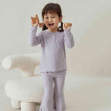 Girls Toddler Organic Bamboo Shirt-Iris