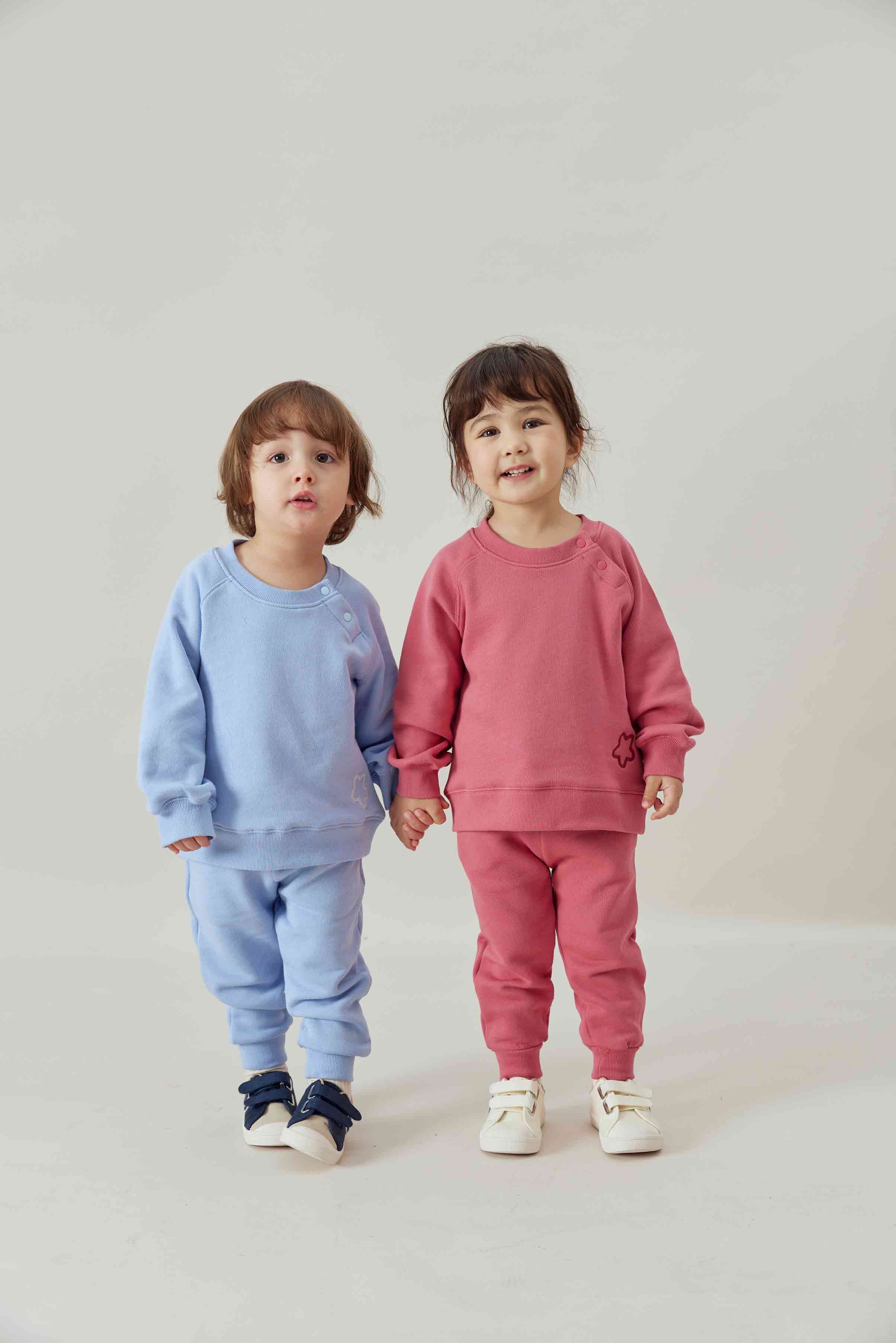 Toddler Organic Sweatpants-Desert Rose
