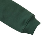 Organic Cotton Fleece Logo Sweatshirt-Forest Green