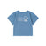 Toddler Organic Cotton T-shirt-Aegean Blue