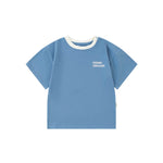Toddler Organic Cotton T-shirt-Aegean Blue