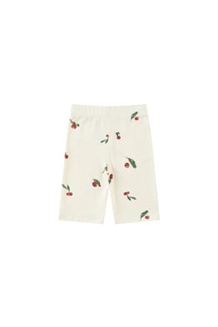 Ultra-soft Organic Toddler Bike Shorts -Berry Garden
