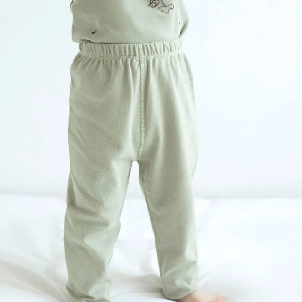 Organic Cotton Baby Legging-Grey Green - NORSU-ORGANIC