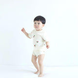 Baby Organic Cotton Short Sleeve Onesie-Berry Garden - NORSU-ORGANIC