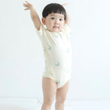 Baby Organic Cotton Short Sleeve Onesie-Midnight - NORSU-ORGANIC