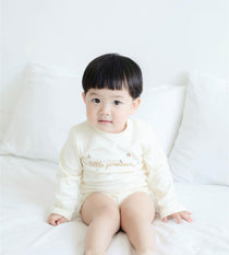 Baby Organic Cotton Long Sleeve Onesie-Little Precious - NORSU-ORGANIC