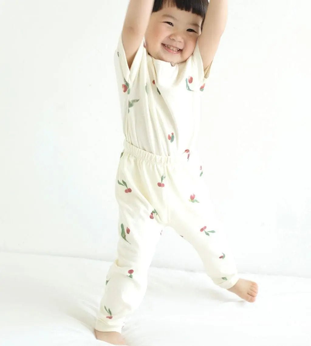Organic Cotton Legging-Berry Garden - NORSU-ORGANIC